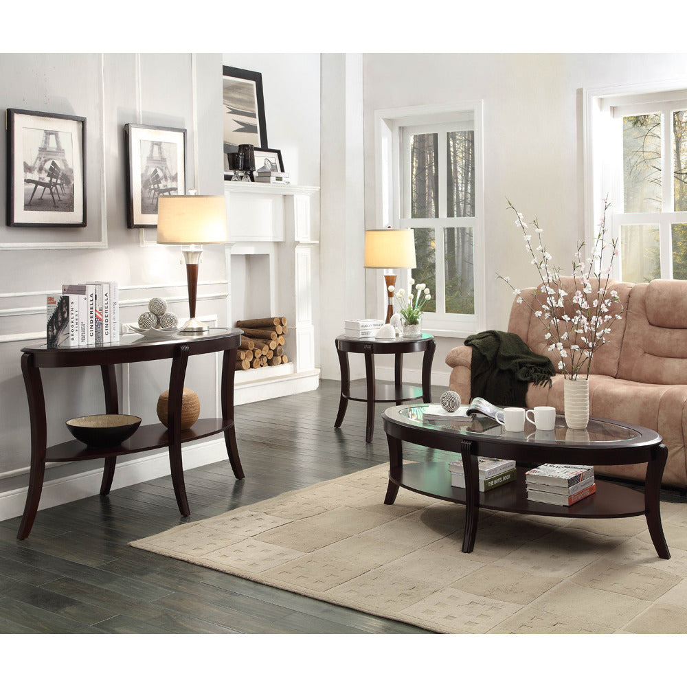 3 piece oval coffee table deals set