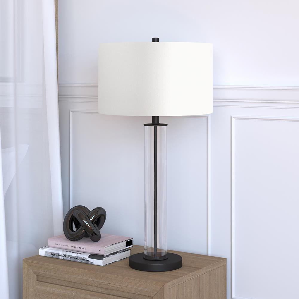 Hudson & Canal Harlow Bronzed and Glass Table Lamp – Beyond Stores