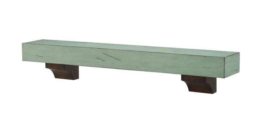 Pearl Shenandoah Cherry Rustic Fireplace Mantel Shelf