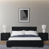 Hindes Platform Bed and 1 Nightstand