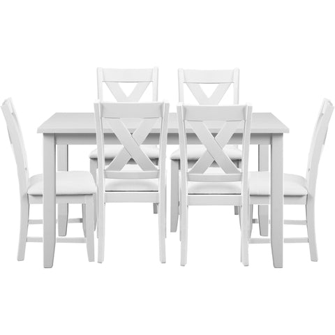 Kendal 7 Piece Dining Set, White