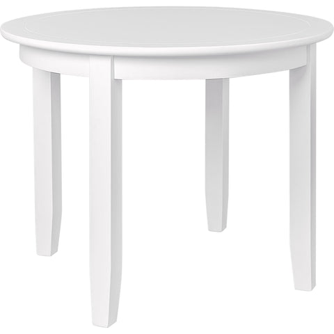 Kendal Round Dining Table, White