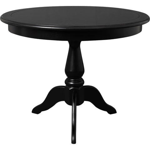 Philippe Pedestal Dining Table, Black
