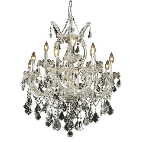 Elegant Lighting Maria Theresa 13 light Chrome Chandelier Clear Royal Cut Crystal