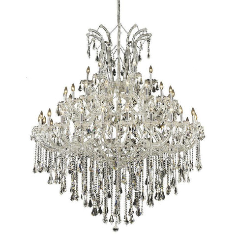 Elegant Lighting Maria Theresa 49 light Chrome Chandelier Clear Royal Cut Crystal