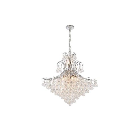 Elegant Lighting Toureg 15 light Chrome Chandelier Clear Swarovski Elements Crystal