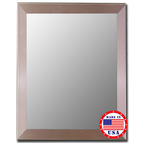 Hitchcock Butterfield Silver Stainless Framed Wall Mirror