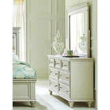 Homelegance Celandine 7 Drawer Dresser & Mirror in Silver