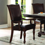 Homelegance Lordsburg 8 Piece Double Pedestal Dining Room Set in Dark Brown