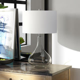 Hudson & Canal Mirabella table lamp in clear