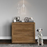 Hudson & Canal Nora pendant in seeded glass and blackened bronze