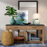 Hudson & Canal Reese table lamp in sea glass