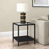 Hudson & Canal Rigan side table in blackened bronze