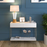 Hudson & Canal Virta table lamp in wood and ceramic