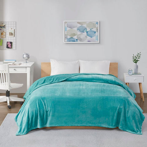 Intelligent Design Microlight Plush Oversized Blanket Full/Queen