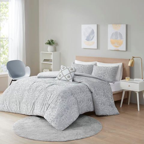 Intelligent Design Lane Jersey Comforter Set Full/Queen