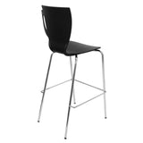 Lumisource Cafe Chai Bar Stool In Black