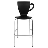 Lumisource Cafe Chai Bar Stool In Black