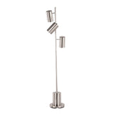 Lumisource Cannes Modern Floor Lamp in Brushed Stainless Steel