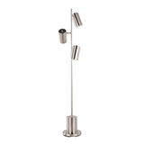 Lumisource Cannes Modern Floor Lamp in Brushed Stainless Steel