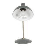 Lumisource Darby Contemporary Table Lamp in Sage Green Metal with Gold Accent