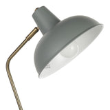 Lumisource Darby Contemporary Table Lamp in Sage Green Metal with Gold Accent