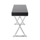 Lumisource Luster Contemporary Console Table in Black