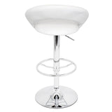 Lumisource Posh Bar Stool In White