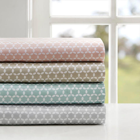 Madison Park 3M Microcell Print Sheet Set Full