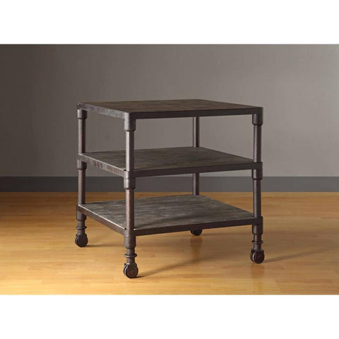 Madison Park Cirque 3 Tier End Table In Grey