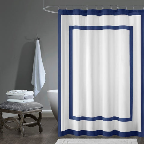 Madison Park Greyson Cotton Shower Curtain - 72x72"