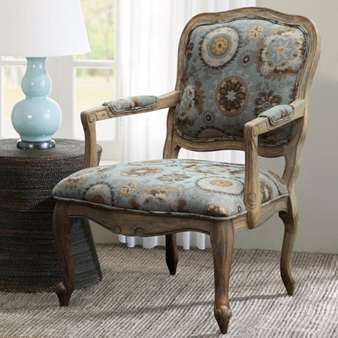 Madison Park Monroe Accent Chair In Blue