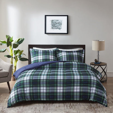 Madison Park Parkston 3M Scotchgard Down Alternative All Season Comforter Set - King/Cal King