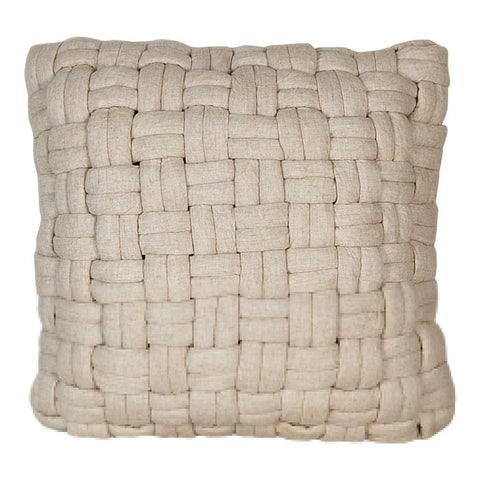 Moes Home Bronya Wool Pillow Vanilla