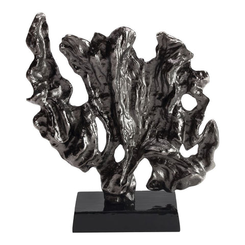 Moes Home Coral Sculpture Small Black Nickel