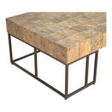 Moes Home Crosscut Coffee Table in Natural