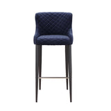 Moes Home Etta Barstool Dark Blue