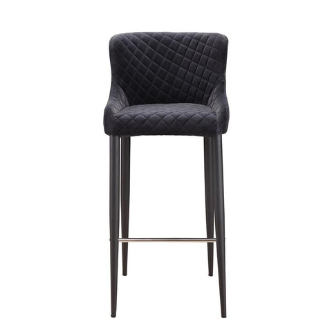 Moes Home Etta Barstool Dark Grey