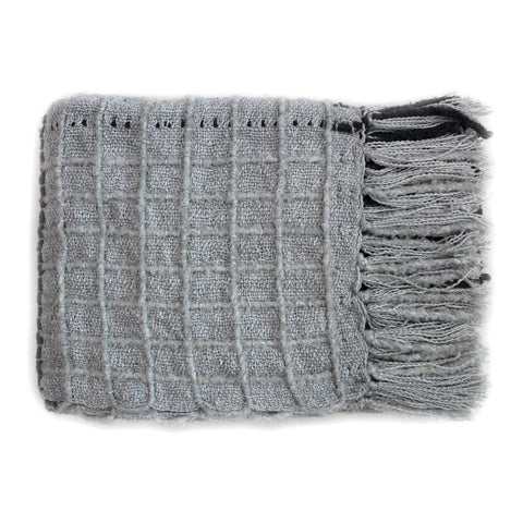 Moes Home Felicity Throw Charcoal