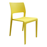 Moes Home Morrill Dining Chair in Yellow - Set Of Two