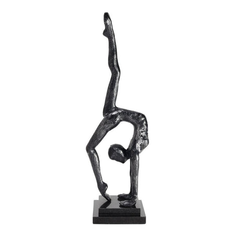 Moes Home Namaste Statue Graphite