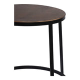 Moes Home Ovoid Accent Table in Copper