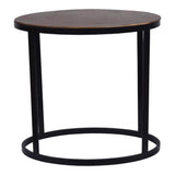 Moes Home Ovoid Accent Table in Copper