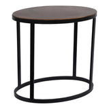 Moes Home Ovoid Accent Table in Copper