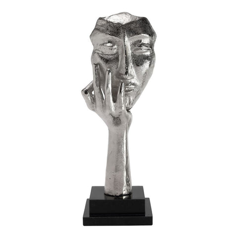 Moes Home Ponder Sculpture Nickel