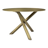 Moes Home Sonoma Dining Table in Brass