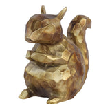 Moes Home Squirrel Sculpture in Antique  Gold