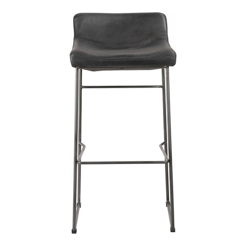 Moes Home Starlet Barstool Black-Set Of Two