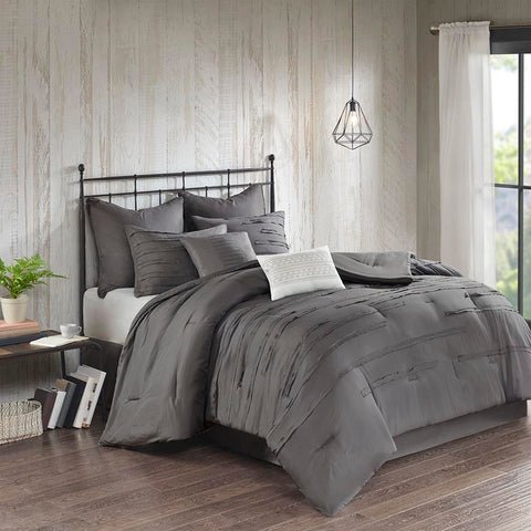 Olliix Jenda 8 Piece Comforter Set King