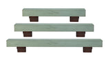 Pearl Mantels Shenandoah Mantel Shelf Sage Distressed